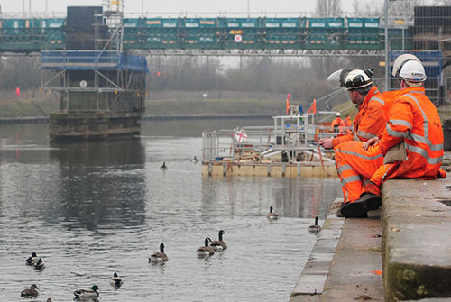 The Rebuilding of York's Scarborough Bridge