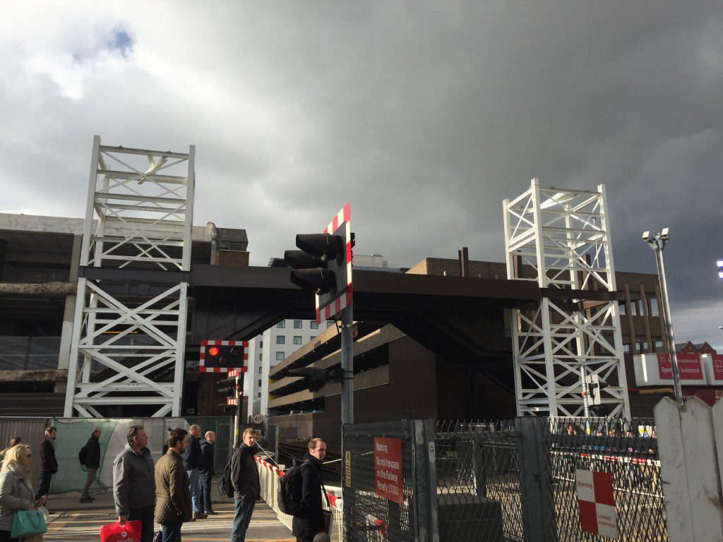 High Street Bridge under construction