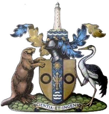 The Ices Coat of Arms Featuring Smeatons Eddystone Lighthouse