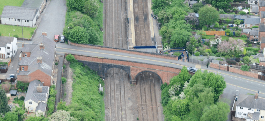 The original bridge pre collapse