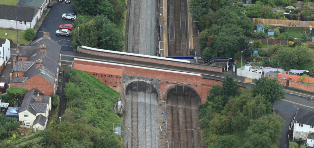 The new reinstated bridge at Barrow Upon Soar