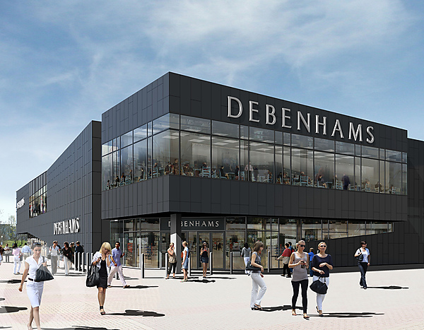 Meg Retail Park's Supersized Debenhams