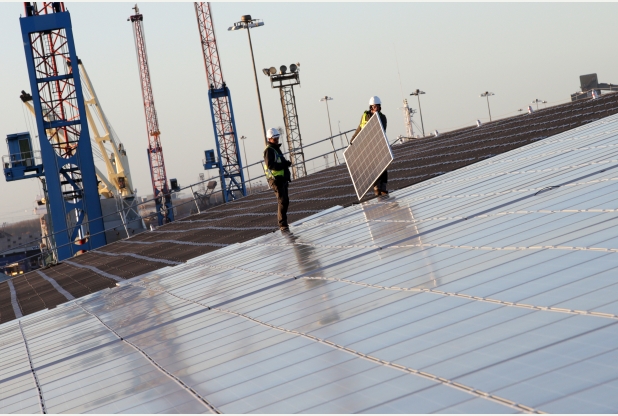 Solar Power at ABP - Image courtesy of Humberbusiness.com