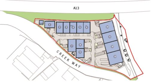 Swift 13 Aerial Locator Map