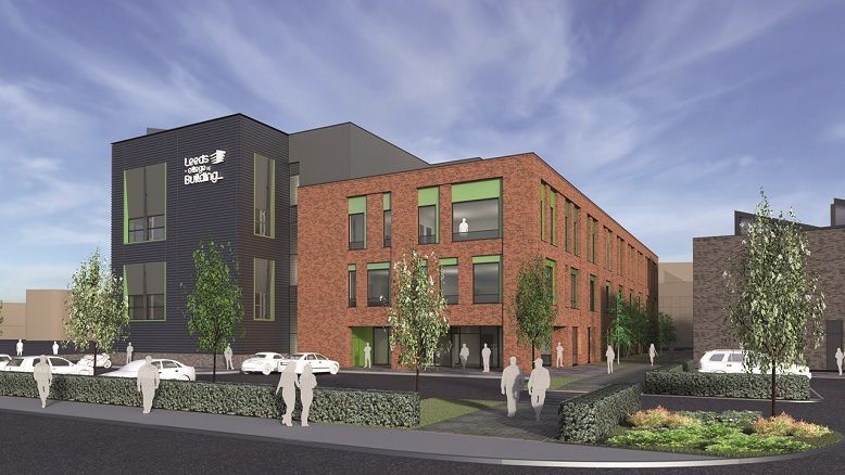 An artist's impression of the Leeds College of Building's new development