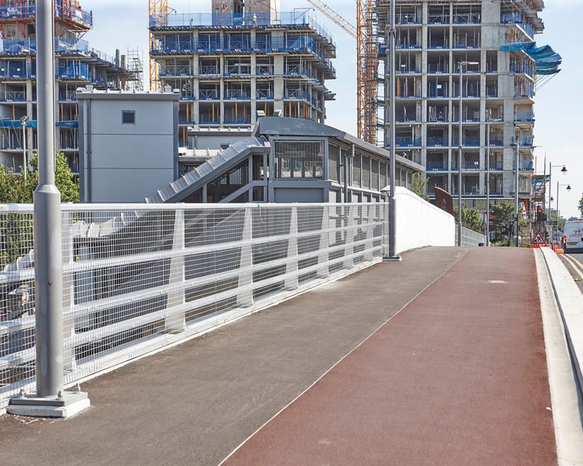 The broader pedestrian & cycle walkway