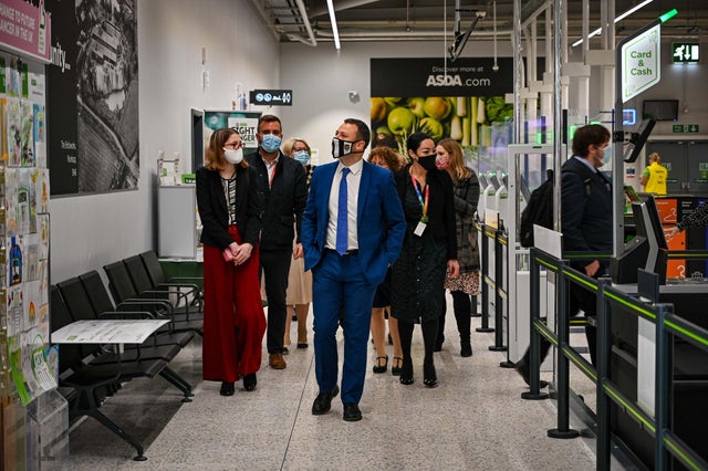 MP Brendan Clarke-Smith takes a tour of the new store. Photo by Andy Garbutt