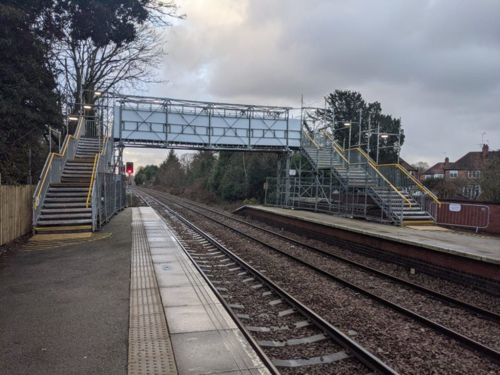 Temporary pedestrian access