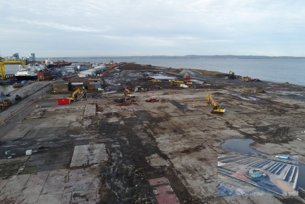 The digitally mapped Martello Tower Bottom Right