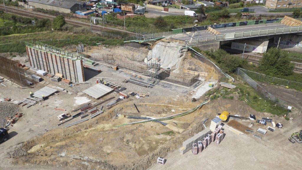 Tilbury's sea of concrete in the making