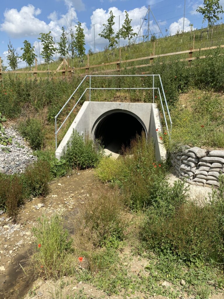 The mansized culvert